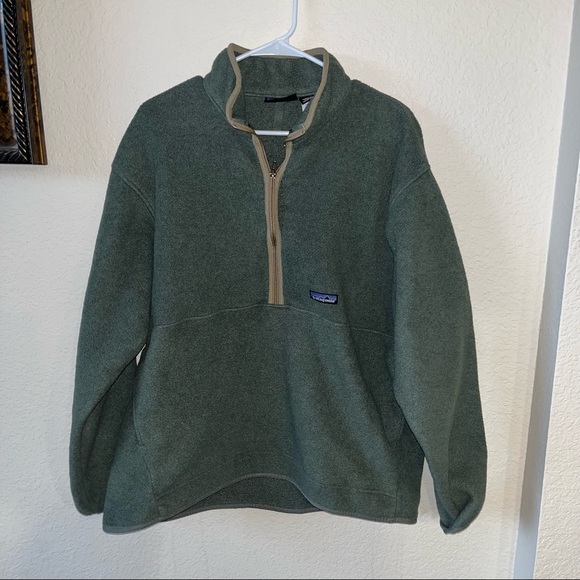 Patagonia Other - Patagonia Men's Green Synchilla Half Zip Jacket Size XL